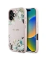 Kup Guess Grained Printed Flower Pattern MagSafe Apple iPhone 16 růžová - GUE4431 - {ean13} - Sklep Home Screen