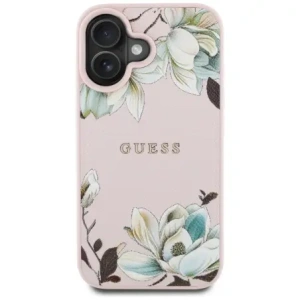 Kup Guess Mintás Virágmintás MagSafe Apple iPhone 16 rózsaszín - GUE4431 - {ean13} - Sklep Home Screen