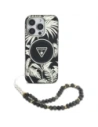 Kup Etui Guess Palm Trees Triangle Pearl Strap MagSafe do Apple iPhone 16 Pro czarny - GUE4432 - {ean13} - Sklep Home Screen