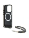 Kup Etui Guess Palm Trees Triangle Pearl Strap MagSafe do Apple iPhone 16 Pro czarny - GUE4432 - {ean13} - Sklep Home Screen