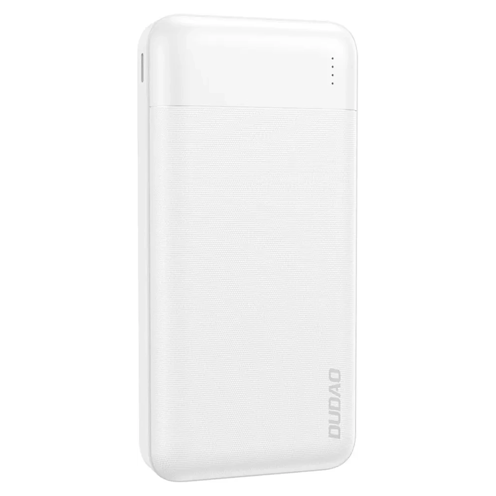 Powerbank Dudao K18-1W 10000mAh USB-A / USB-C / MicroUSB biały