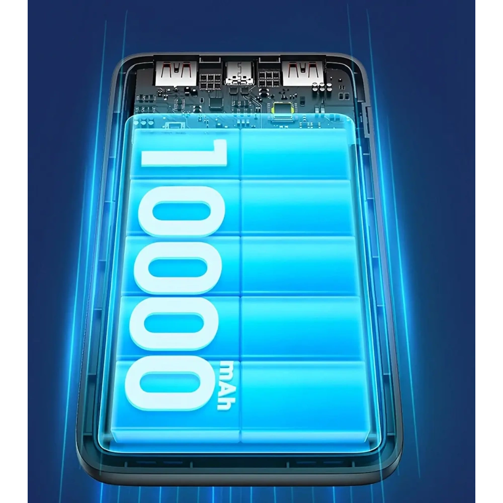 Powerbank Dudao K18-1W 10000mAh USB-A / USB-C / MicroUSB biały