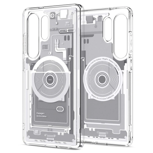 Kup Spigen Ultra Hybrid Mag MagSafe Samsung Galaxy S25 Ultra Zero One Weiß - SPN16695 - {ean13} - Sklep Home Screen
