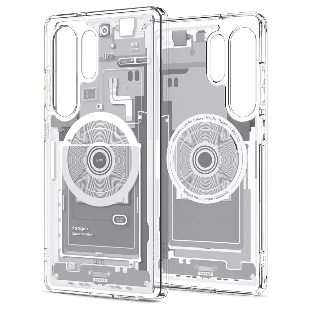 Etui Spigen Ultra Hybrid Mag MagSafe Samsung Galaxy S25 Ultra Zero One White