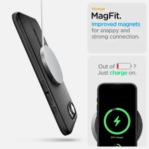 Kup Spigen Thin Fit Mag MagSafe Apple iPhone 16e Schwarz - SPN16697 - {ean13} - Sklep Home Screen