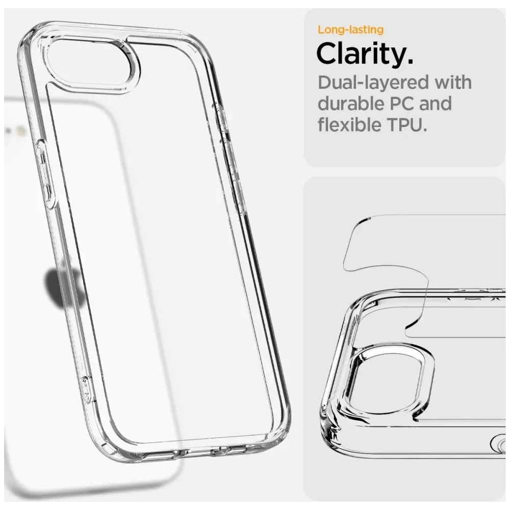 Etui Spigen Ultra Hybrid Apple iPhone 16e Crystal Clear