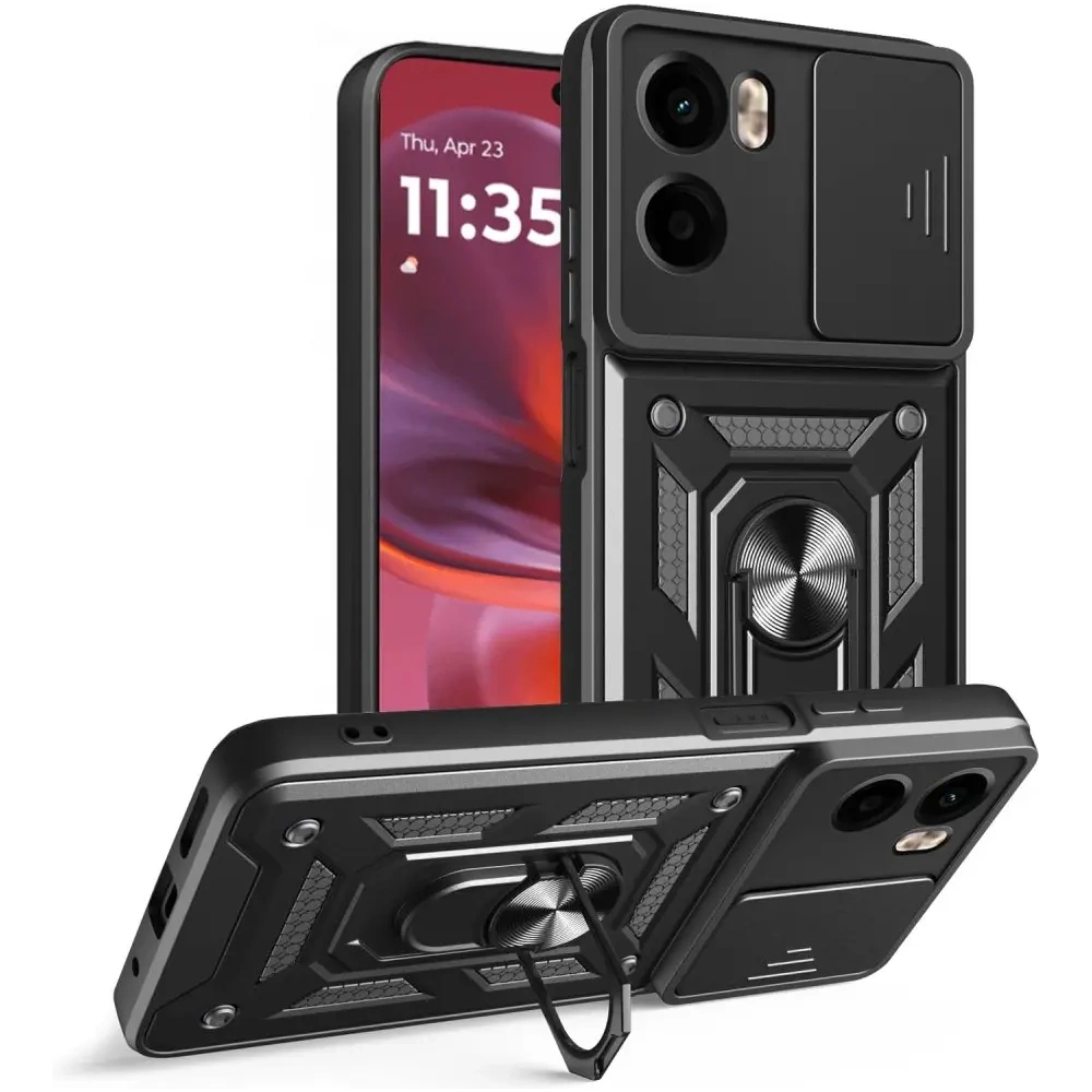 Etui Tech-protect Camshield Pro Motorola Moto G05 / E15 Black