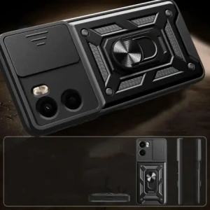 Kup Tech-védő Camshield Pro Motorola Moto G05 / E15 Fekete - THP3939 - {ean13} - Sklep Home Screen