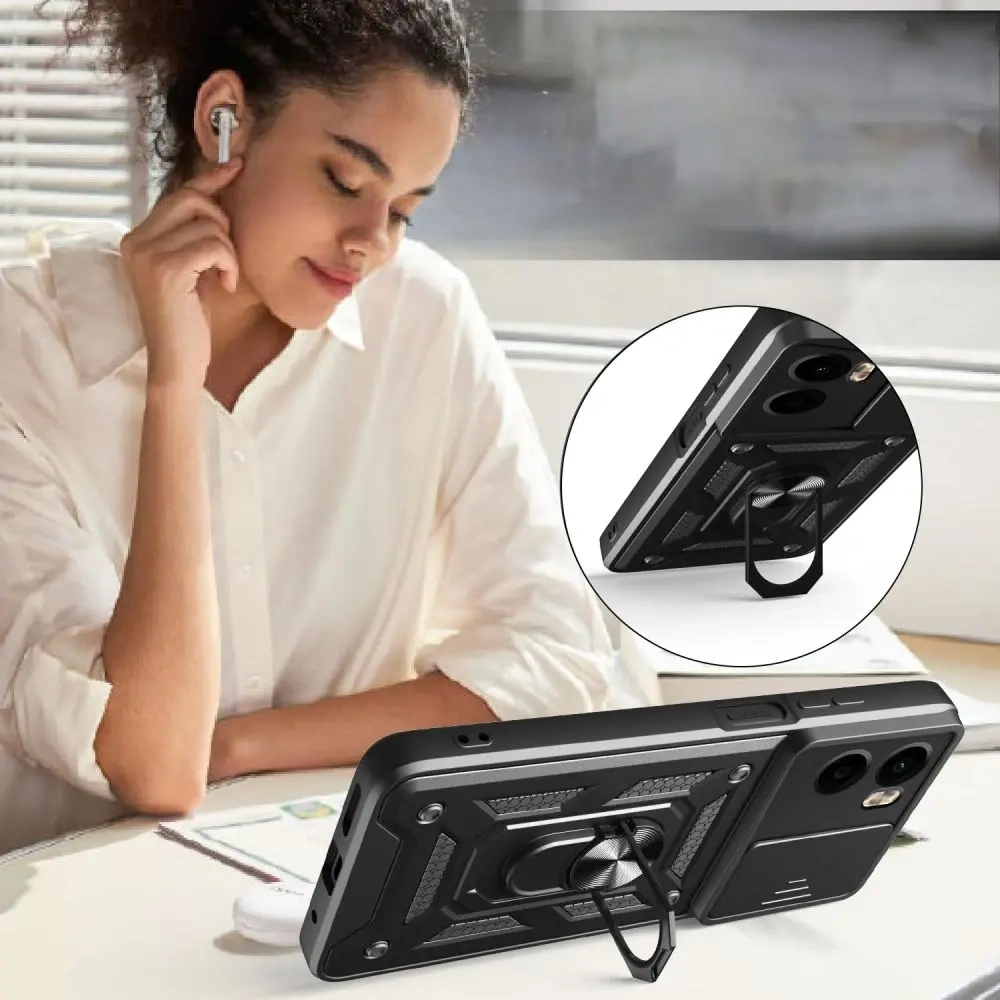 Etui Tech-protect Camshield Pro Motorola Moto G05 / E15 Black