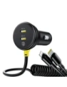 Kup Ładowarka samochodowa Baseus 60W 2xUSB-C + wbudowany kabel USB-C, Lightning (Czarna) - BSU8934 - {ean13} - Sklep Home Screen