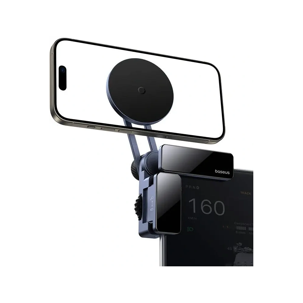 Uchwyt samochodowy do ekranu Baseus MaxView MagSafe (szary)