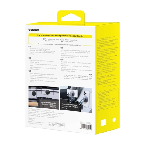 Kup Baseus Suport pentru ecran auto MaxView MagSafe (gri) - BSU8935 - {ean13} - Sklep Home Screen