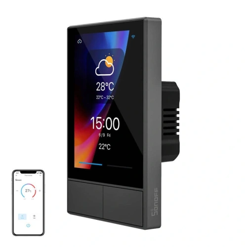 Buy SONOFF NSPanel-US smart WiFi control panel (black, 120mm) - SNF195 - {ean13} - Home Screen Store Europe