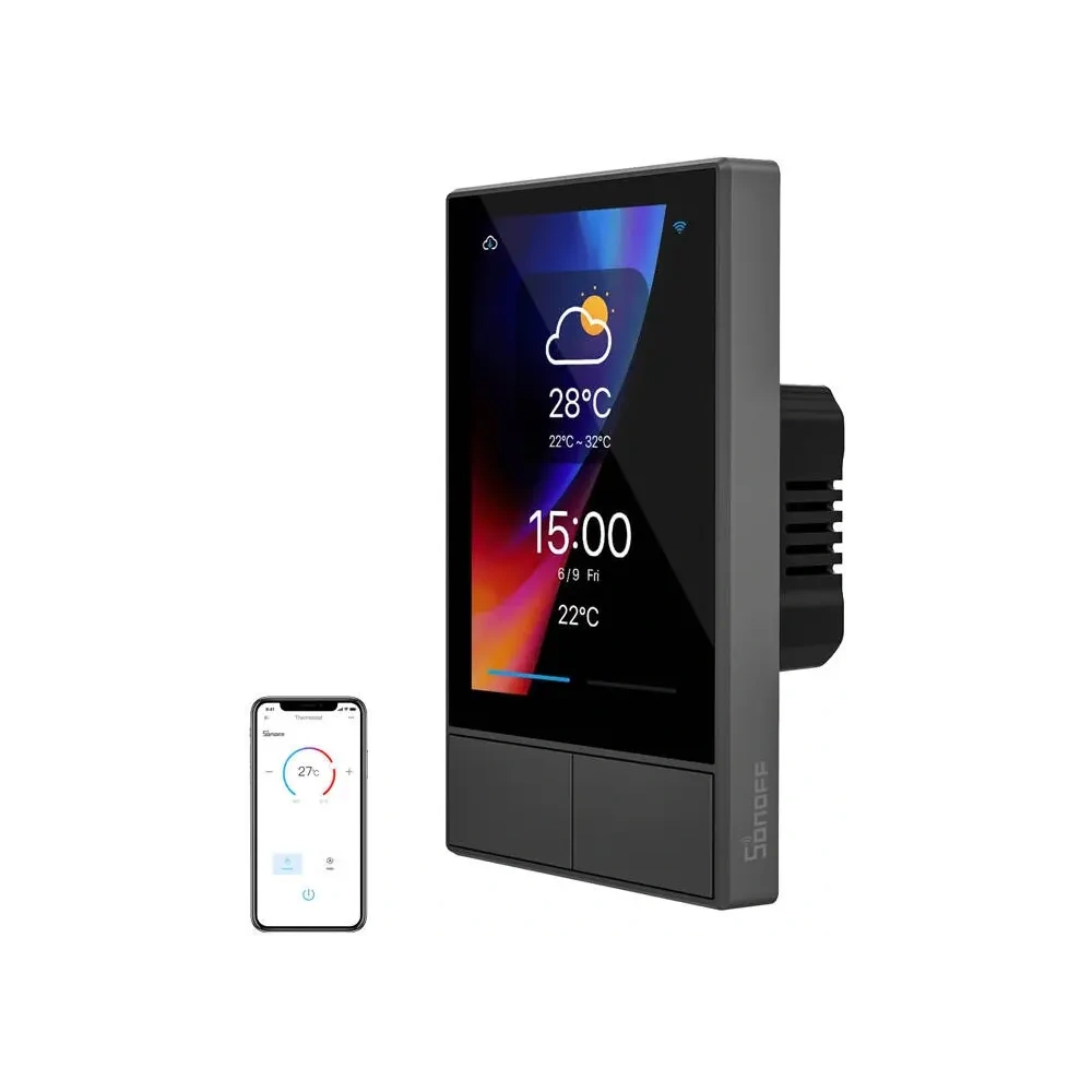 Inteligentny panel sterowania WiFi SONOFF NSPanel-US (czarny, 120mm)