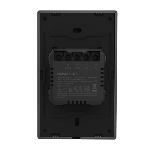 Buy SONOFF NSPanel-US smart WiFi control panel (black, 120mm) - SNF195 - {ean13} - Home Screen Store Europe