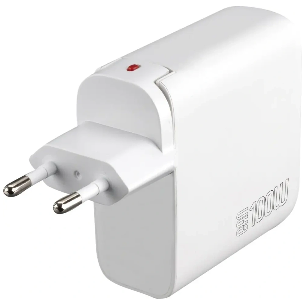 Ładowarka sieciowa 4smarts Flex Pro 100W 3xUSB-C, 1xUSB-A Travel Edition biała