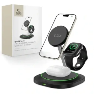 Buy Tech-Protect QI15W-A46 Magnetic MagSafe Wireless Charger Black - THP3941 - {ean13} - Home Screen Store Europe