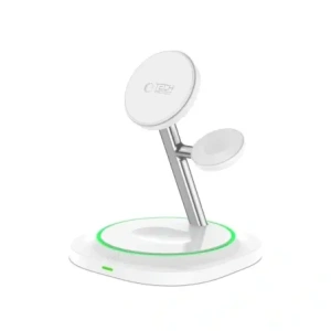 Kup Ładowarka bezprzewodowa 3w1 Tech-Protect QI15W-A46 Magnetic MagSafe Wireless Charger White - THP3942 - {ean13} - Sklep Home Screen