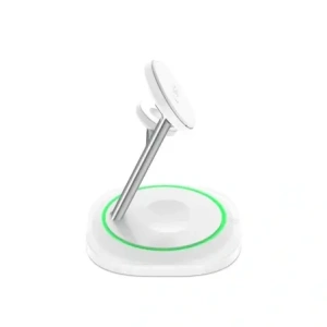 Kup Ładowarka bezprzewodowa 3w1 Tech-Protect QI15W-A46 Magnetic MagSafe Wireless Charger White - THP3942 - {ean13} - Sklep Home Screen