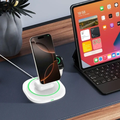 Kup Tech-Protect QI15W-A46 Magnetic Încărcător Wireless MagSafe Alb - THP3942 - {ean13} - Sklep Home Screen