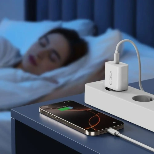 Kup Ładowarka sieciowa Tech-Protect NC20W 1-port USB-C Network Charger PD20W + USB-C / USB-C Cable White - THP3943 - {ean13} - Sklep Home Screen