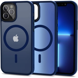 Buy [OUTLET] Case Tech-Protect Magmat MagSafe Apple iPhone 12/12 Pro Matte Navy - OT-853 - {ean13} - Home Screen Store Europe