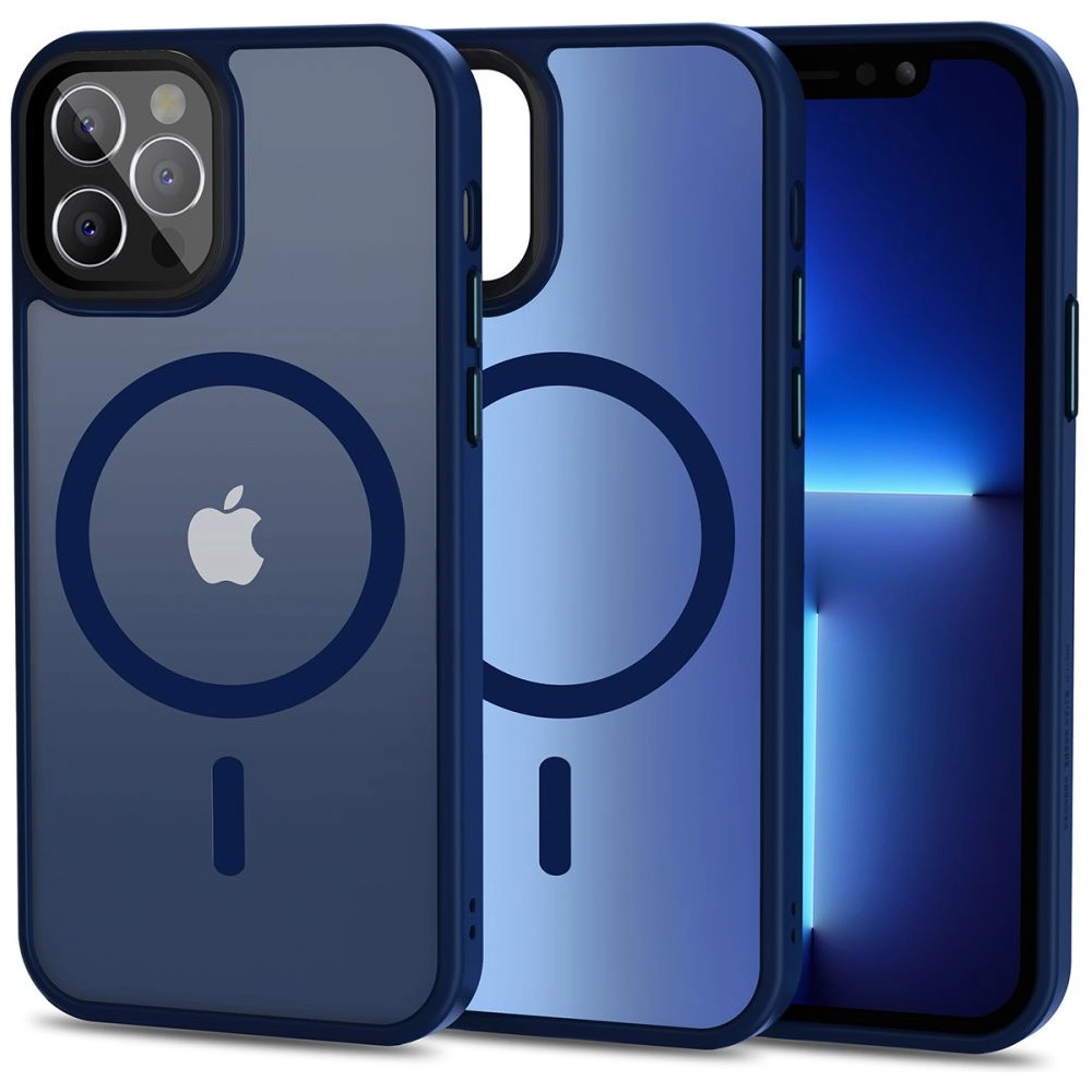 [OUTLET] Etui Tech-Protect Magmat MagSafe Apple iPhone 12/12 Pro Matte Navy