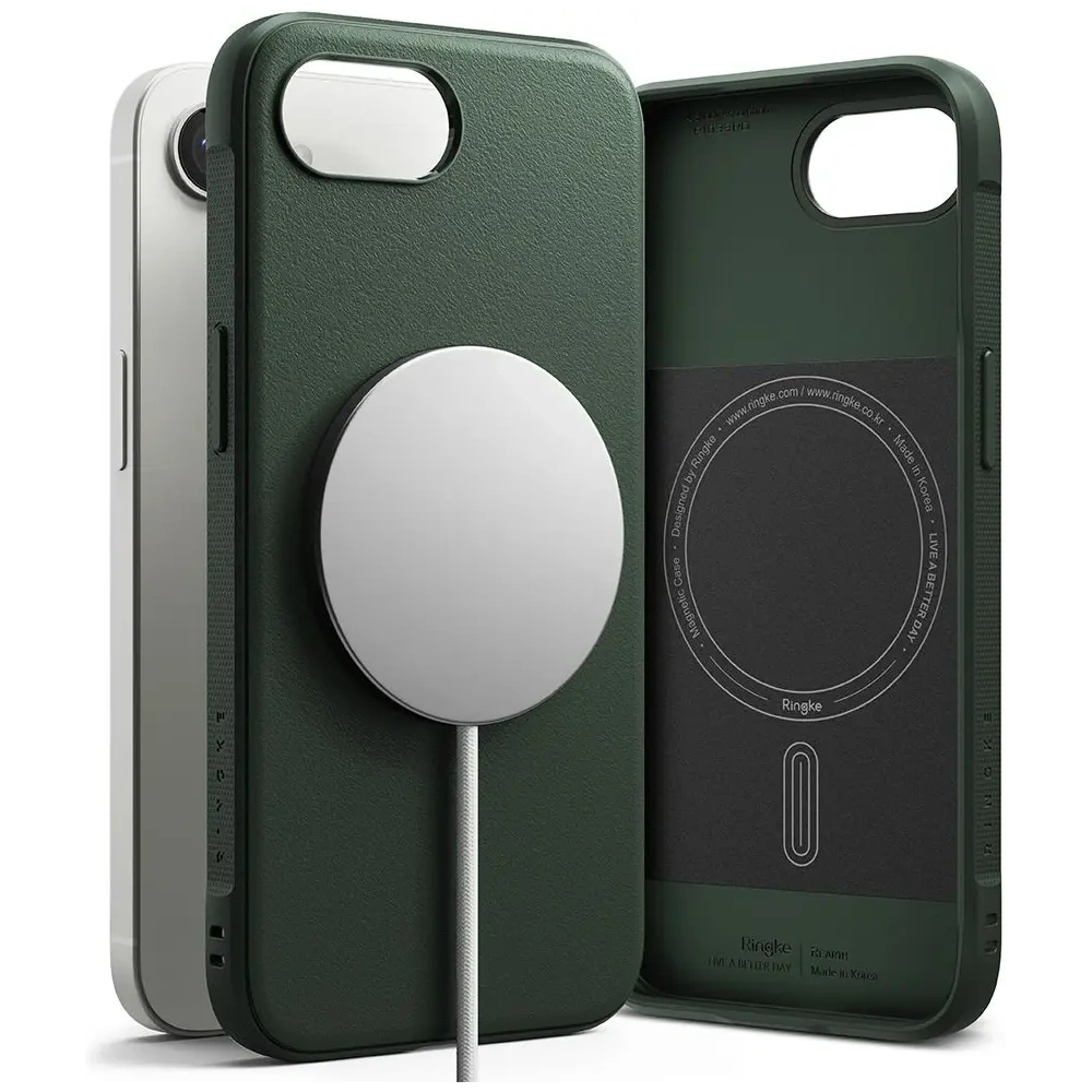 Etui Ringke Onyx Magnetic MagSafe Apple iPhone 16e Dark Green