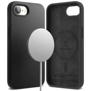 Kup Etui Ringke Silicone Magnetic MagSafe Apple iPhone 16e Black - RGK11770 - {ean13} - Sklep Home Screen