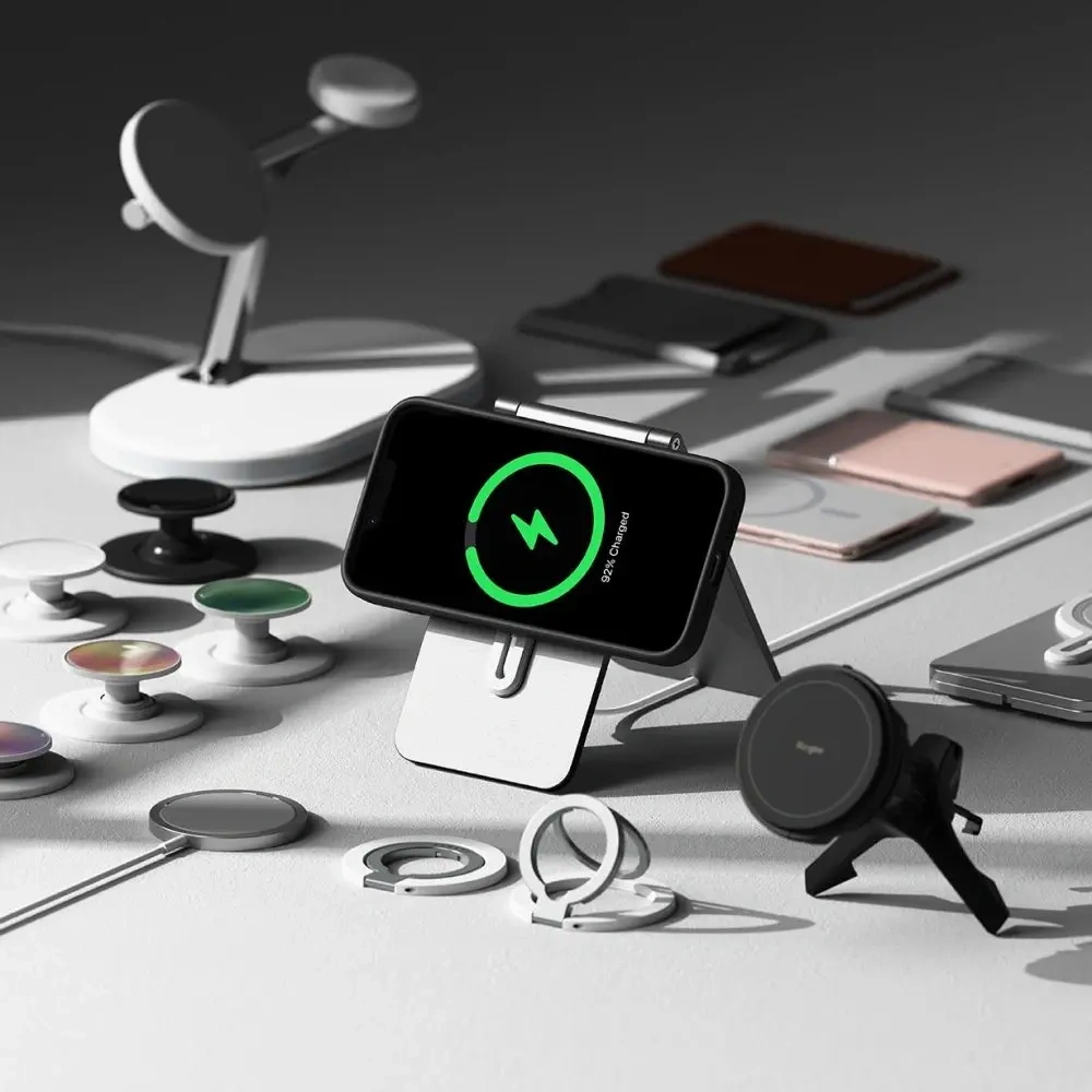 Etui Ringke Silicone Magnetic MagSafe Apple iPhone 16e Black