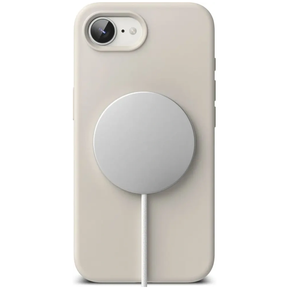 Etui Ringke Silicone Magnetic MagSafe Apple iPhone 16e Stone