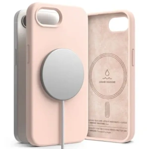 Buy Ringke Silicone Magnetic MagSafe Apple iPhone 16e Pink Sand - RGK11772 - {ean13} - Home Screen Store Europe