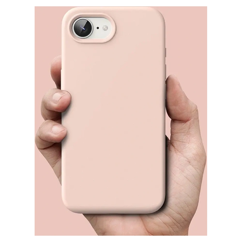 Etui Ringke Silicone Magnetic MagSafe Apple iPhone 16e Pink Sand