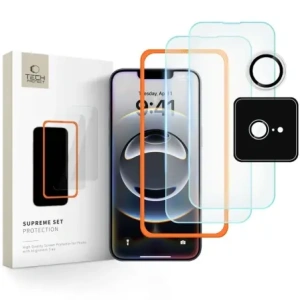 Kup Szkło hartowane Tech-Protect Supreme Set Apple iPhone 16e Clear [3 PACK] - THP3946 - {ean13} - Sklep Home Screen