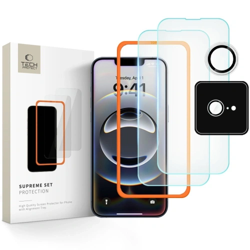 Kup Szkło hartowane Tech-Protect Supreme Set Apple iPhone 16e Clear [3 PACK] - THP3946 - {ean13} - Sklep Home Screen