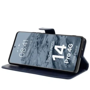 Kup Bizon tok zseb Xiaomi Redmi Note 14 Pro 4G sötétkék - BIZ8702 - {ean13} - Sklep Home Screen