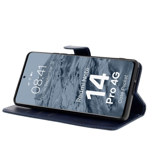 Kup Bizon tok zseb Xiaomi Redmi Note 14 Pro 4G sötétkék - BIZ8702 - {ean13} - Sklep Home Screen