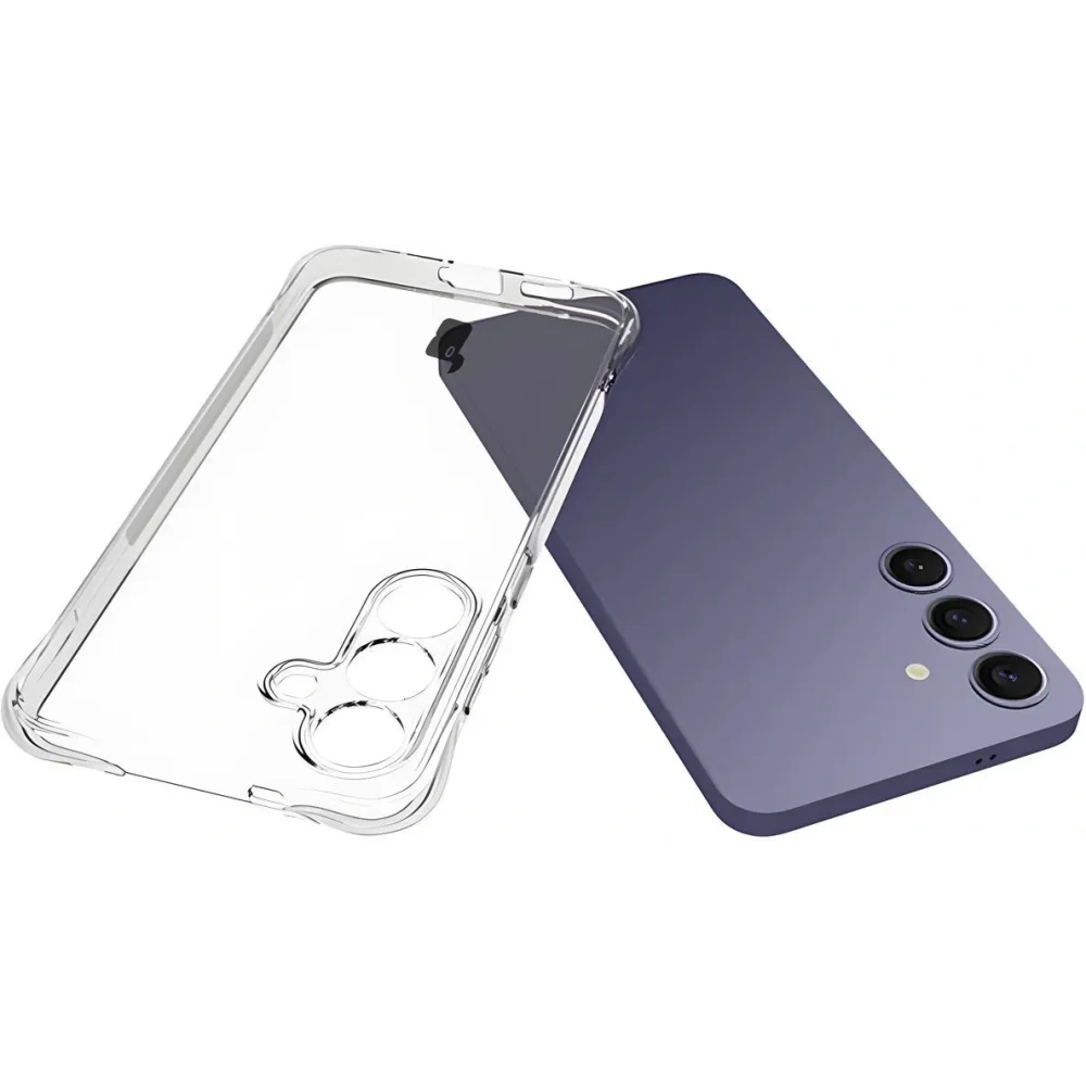 Etui + 2x szkło na ekran Bizon Case Clear Pack do Samsung Galaxy S25+ Plus przezroczyste