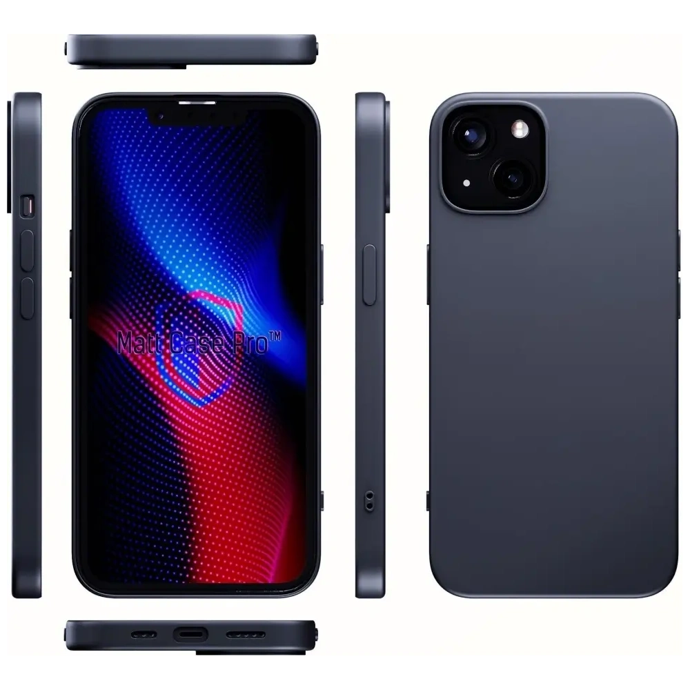 Etui 3MK Matt Case Pro do Apple iPhone 13 czarne