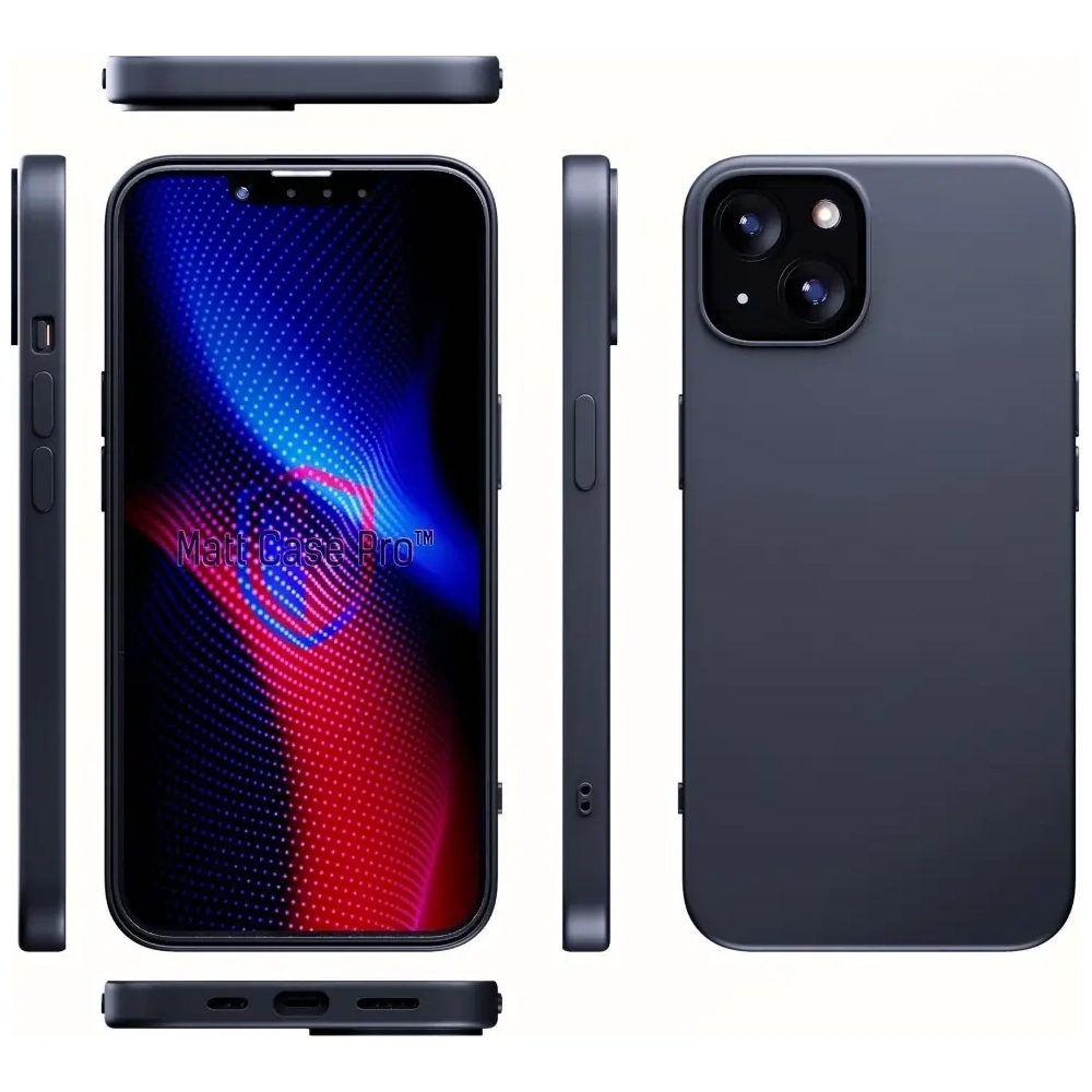 Etui 3MK Matt Case Pro do Apple iPhone 14 czarne