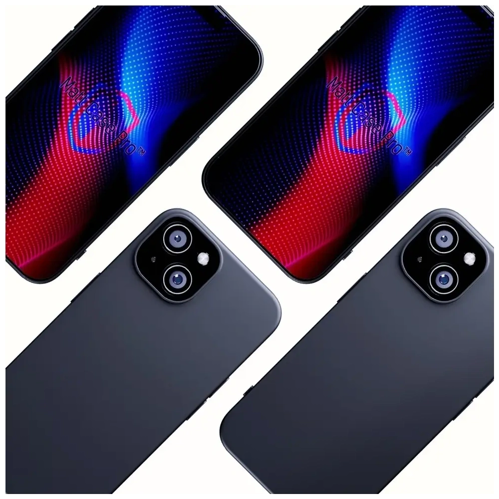 Etui 3MK Matt Case Pro do Apple iPhone 15 czarne