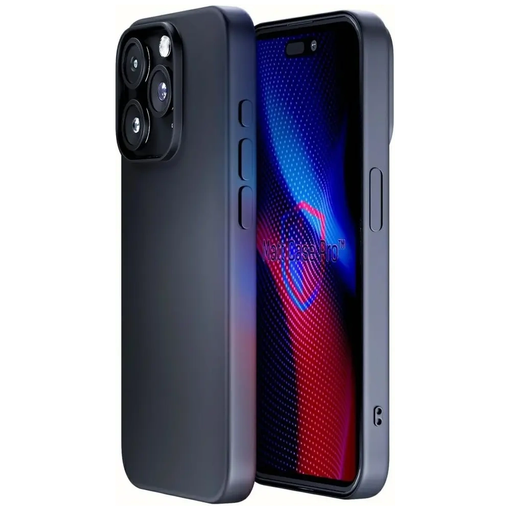 Etui 3MK Matt Case Pro do Apple iPhone 15 Pro czarne