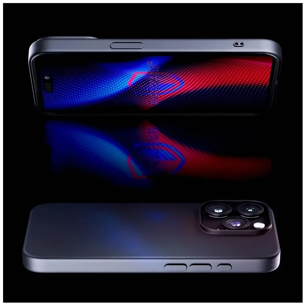 Etui 3MK Matt Case Pro do Apple iPhone 15 Pro czarne