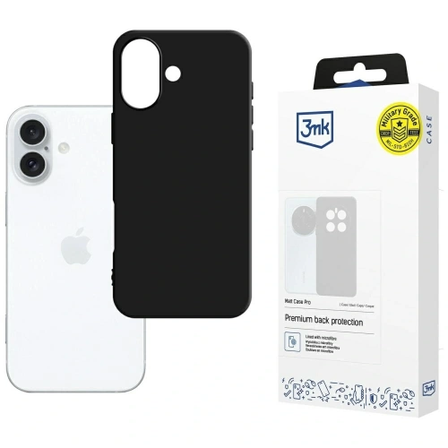 Kup 3MK Matt Case Pro Apple iPhone 16 černý - 3MK15901 - {ean13} - Sklep Home Screen