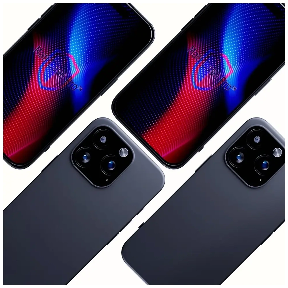 Etui 3MK Matt Case Pro do Apple iPhone 16 Pro czarne