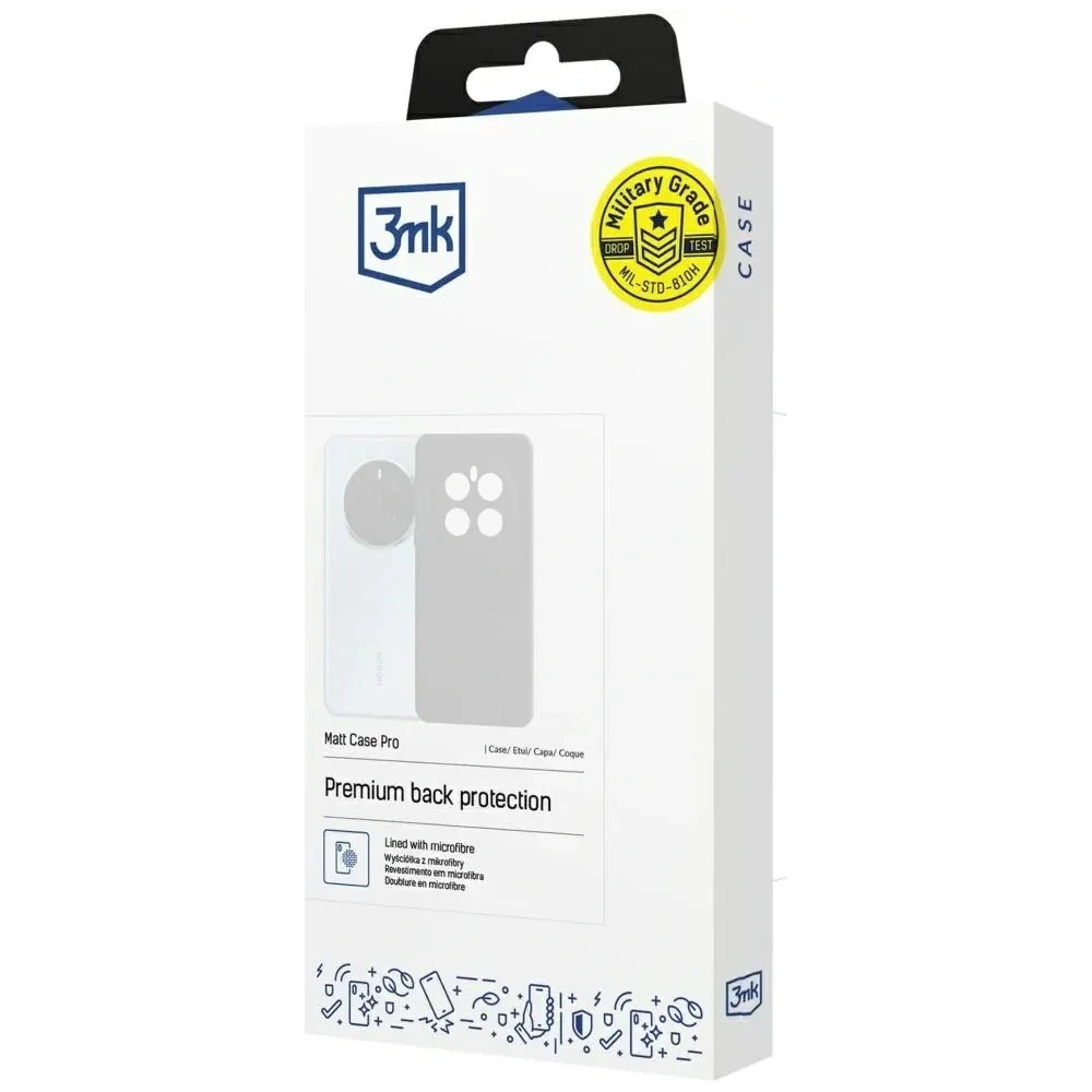 Etui 3MK Matt Case Pro do Apple iPhone 16 Pro Max czarne