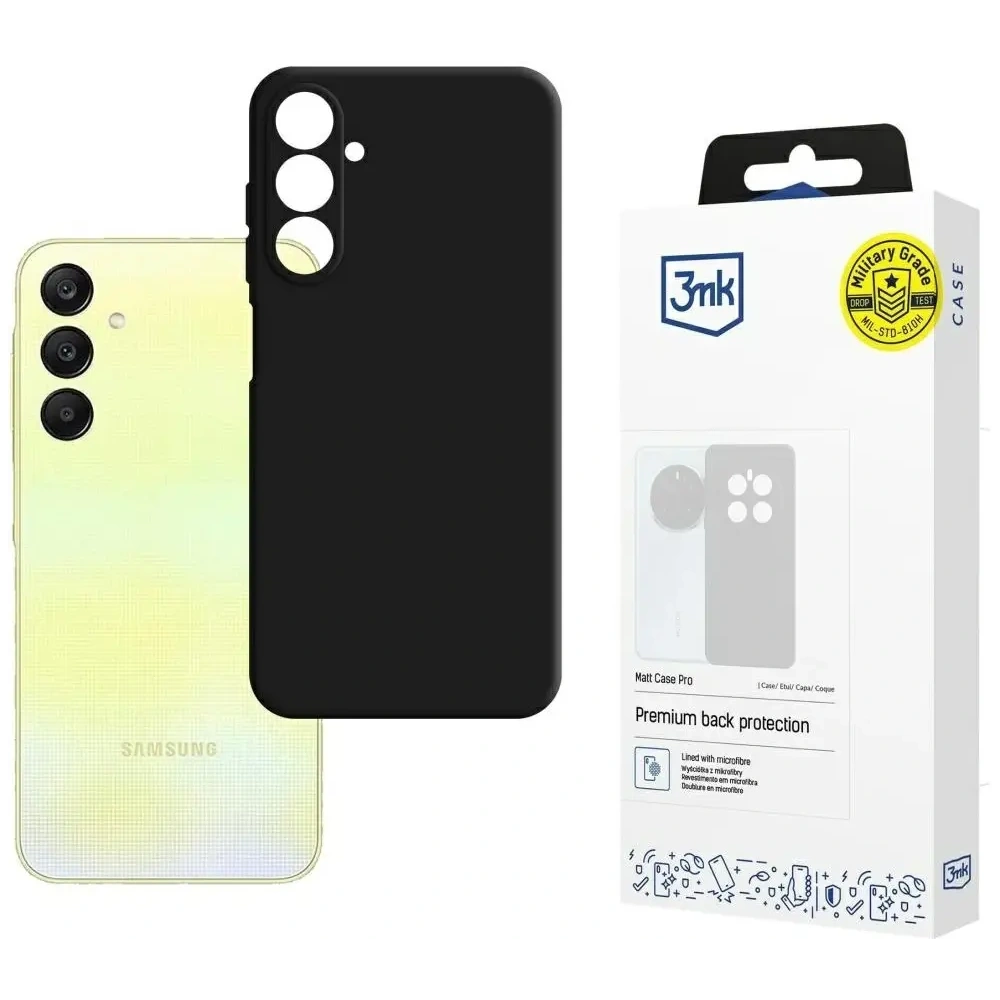 Etui 3MK Matt Case Pro do Samsung Galaxy A26 5G czarne