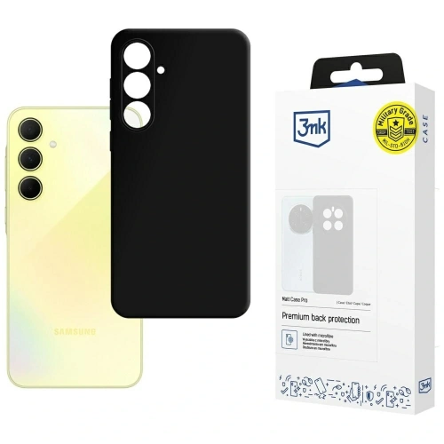 Kup Etui 3MK Matt Case Pro do Samsung Galaxy A35 5G czarne - 3MK15909 - {ean13} - Sklep Home Screen