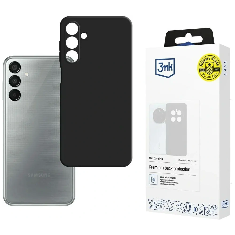 Etui 3MK Matt Case Pro do Samsung Galaxy M15 5G czarne