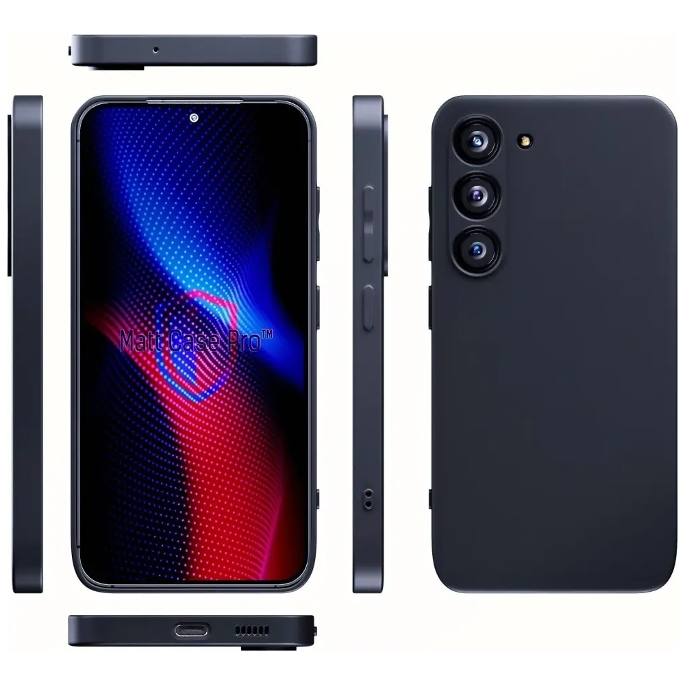 Etui 3MK Matt Case Pro do Samsung Galaxy S23 5G czarne